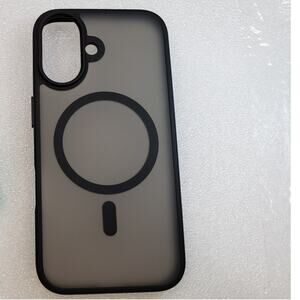 Supfine Phone Case for iPhone 16. Regular Version. Black. Shockproof Magnetic.